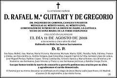 Rafael M.ª Guitart y de Gregorio